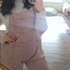 American Eagle Outfitters Dusty Pink Overalls